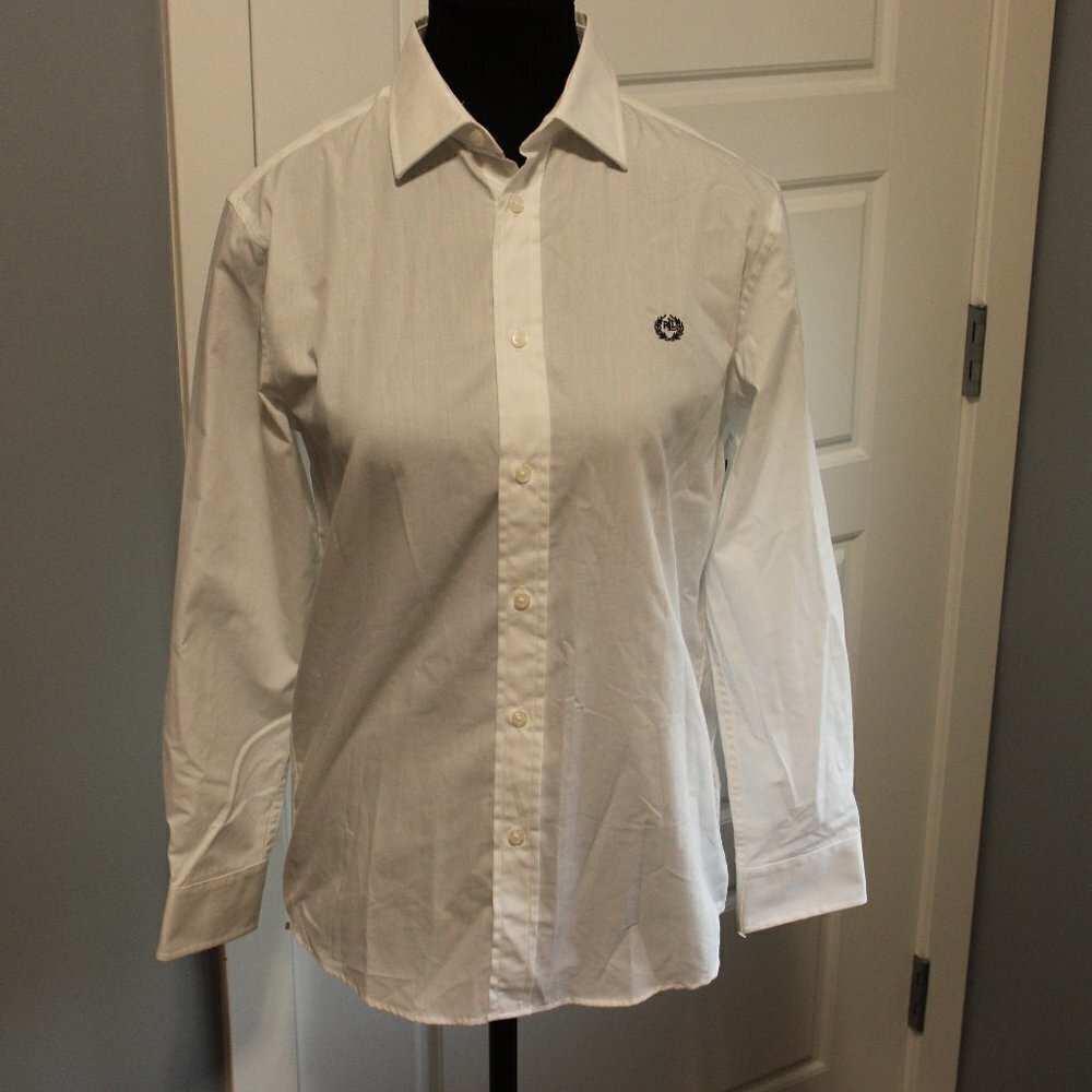 BNWT Ralph Lauren Youth 16R White Button Down Long Sleeve Shirt